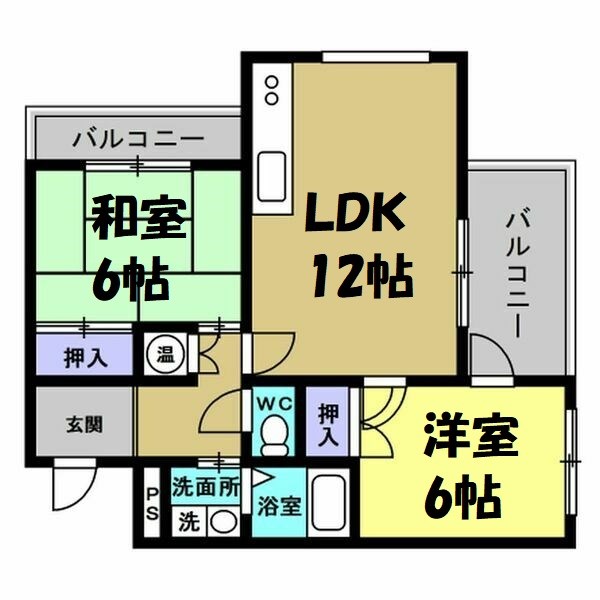 第３シャトーこがね 間取り図