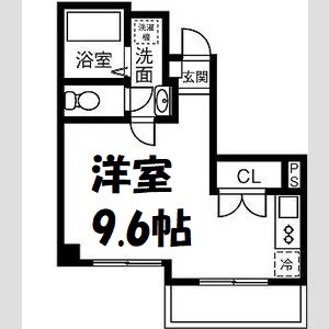 リエス千代田橋 間取り図