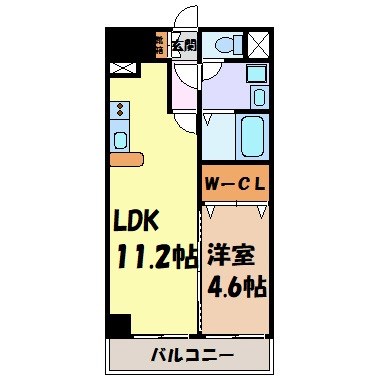 フォレシティ新栄 間取り図