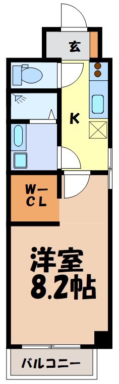 CASA NOAH鶴舞公園Ⅱ 間取り図