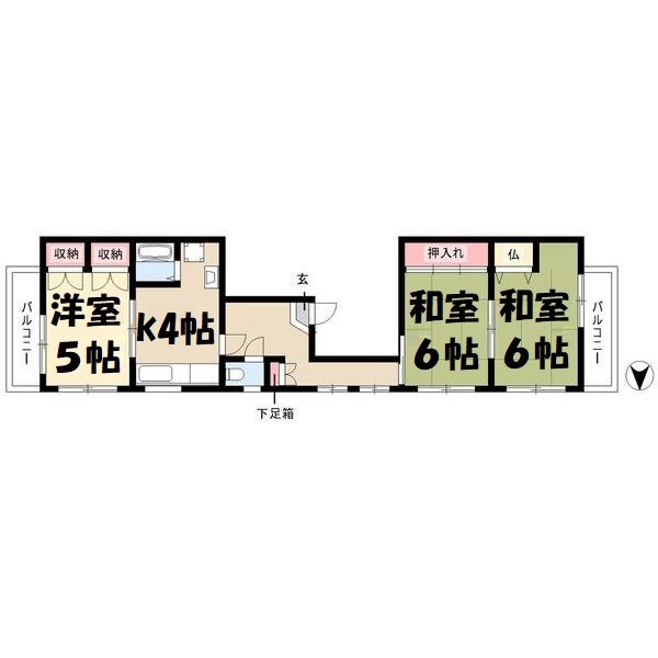 クレアールジーエー 間取り図