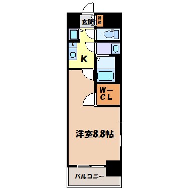 プレサンスジェネ丸の内 間取り