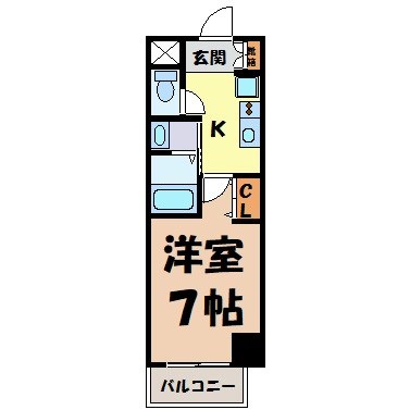 リアライズ代官町 間取り図
