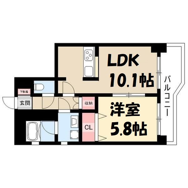 アマービレ中島 間取り図