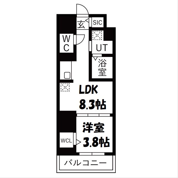 ザ・レジデンスパーク栄 間取り図