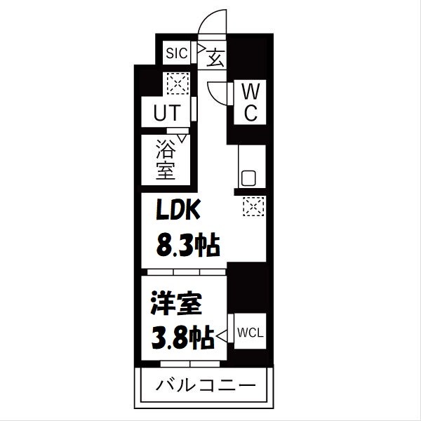 ザ・レジデンスパーク栄 間取り図