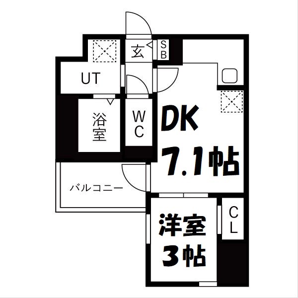 ザ・レジデンスパーク栄 間取り図