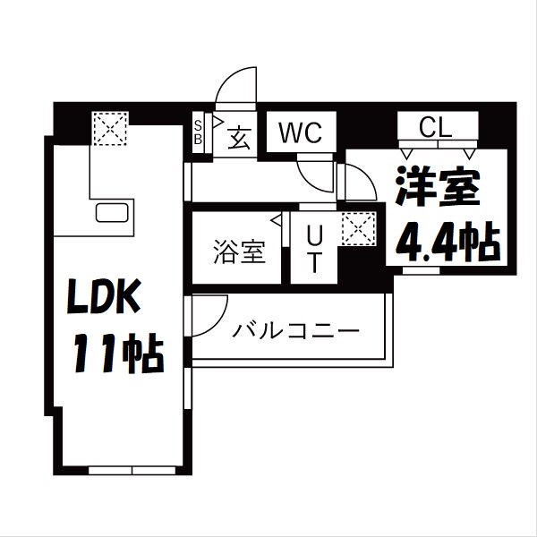 ザ・レジデンスパーク栄 間取り図
