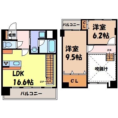 スタジオスクエア泉 間取り図