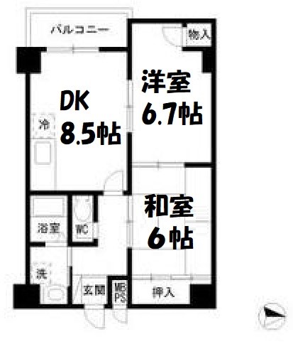 エスペランサ西杉 間取り