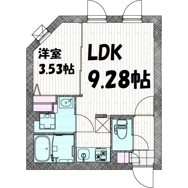 quador川名 間取り図