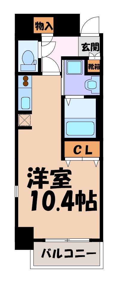 ベルルージュ中村公園 間取り図