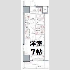 クレヴィスタ名駅南 間取り図