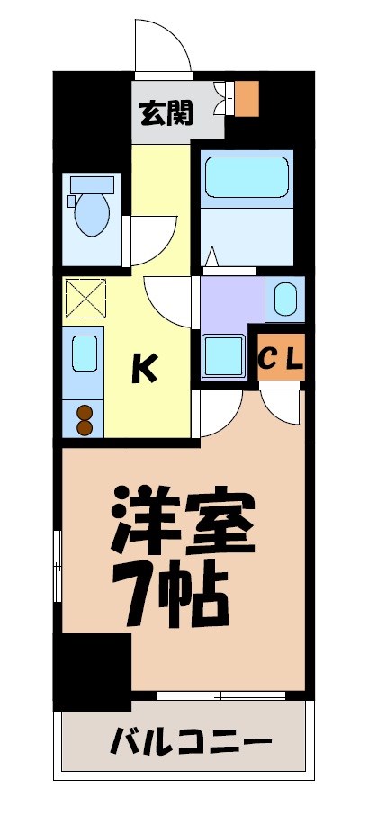 クレヴィスタ名駅南 間取り図