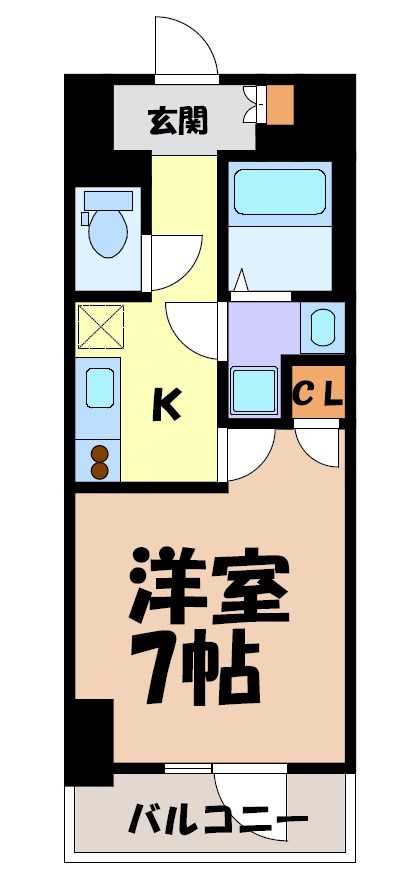 クレヴィスタ名駅南 間取り図