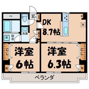 メゾン幅下 間取り図