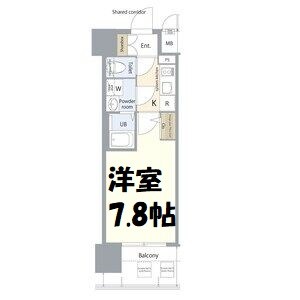 エスリード名古屋サザンプレイス 間取り図