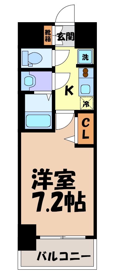 アドバンス名古屋アウリィ 間取り図