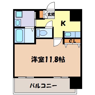 クレシェール大須 間取り図
