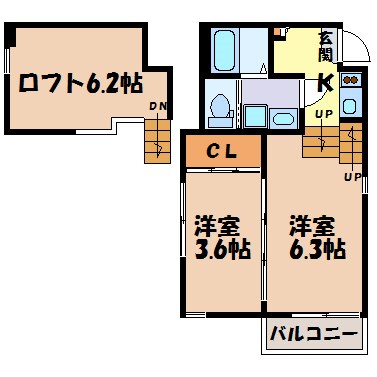 ヴィオラ大幸 間取り図