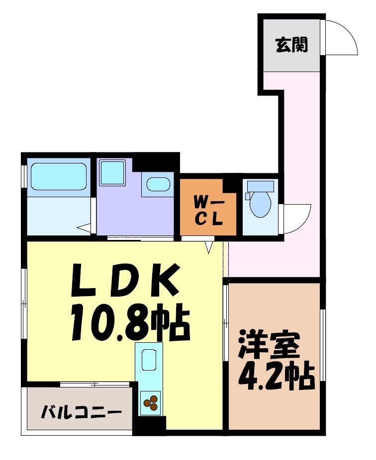 VILLA桜山 間取り図