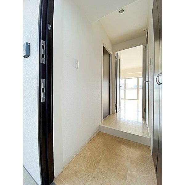 スカイコート松原 玄関