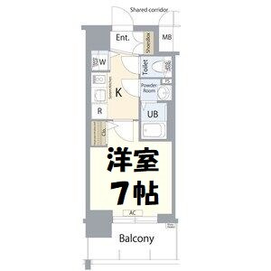 エスプレイス名古屋神宮前 間取り図