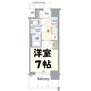 エスプレイス名古屋神宮前 間取り図