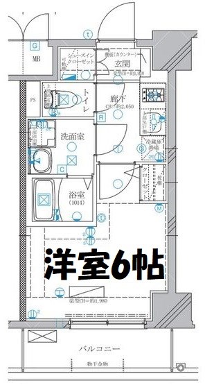 ディアレイシャス東別院Ⅳ 間取り図