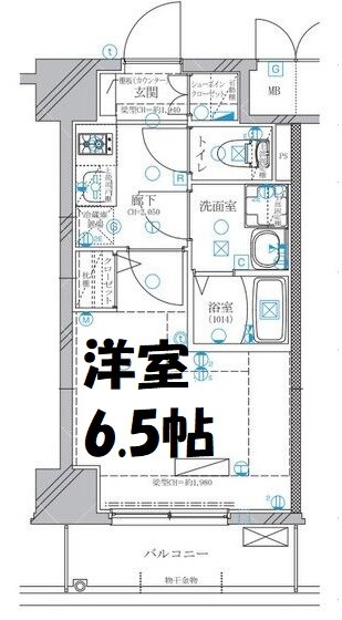 ディアレイシャス東別院Ⅳ 間取り図