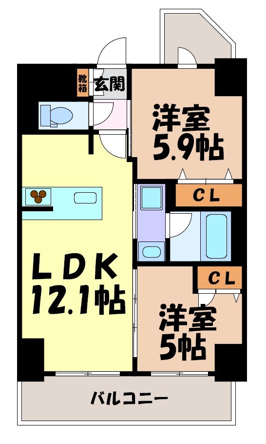S-RESIDENCE高岳ardent 間取り図