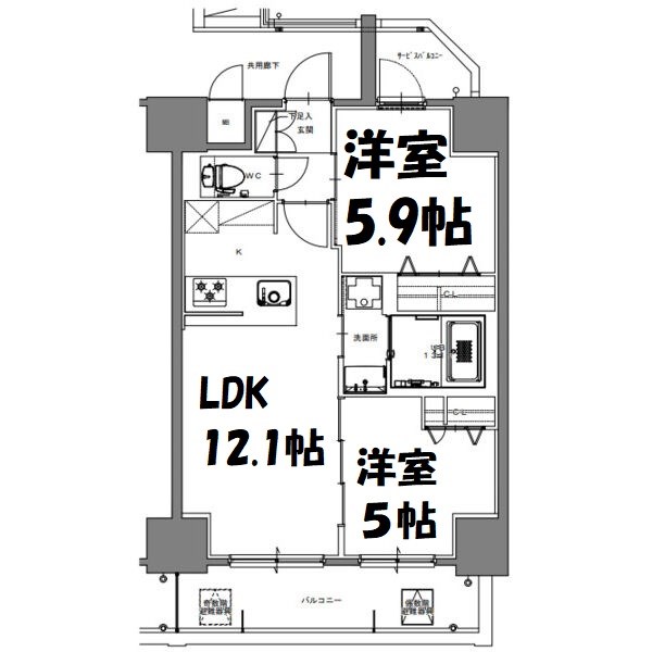 S-RESIDENCE高岳ardent 間取り図