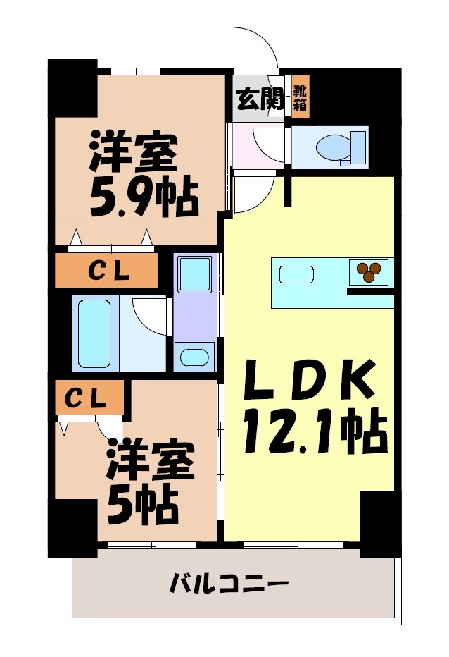 S-RESIDENCE高岳ardent 間取り図