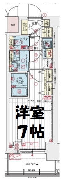 エステムコート名古屋TWIN WEST 間取り図
