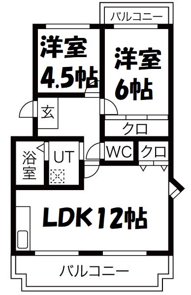 フォンテ川名 間取り図