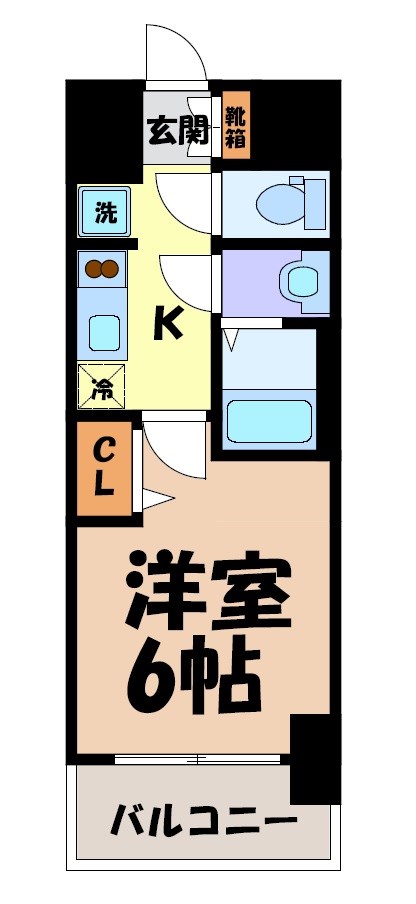 プレサンス名古屋ルーカス 間取り図