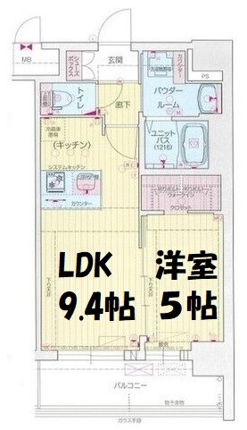 プレサンス太閤通ファシール 間取り図