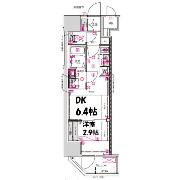 CREST TAPP名古屋山王 間取り図