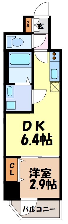 CREST TAPP名古屋山王 間取り図