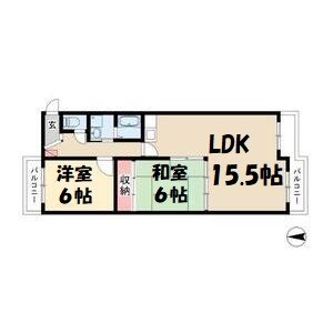 シャトー春山 間取り図
