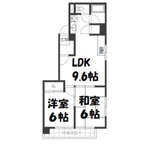 コーラル志賀 間取り図
