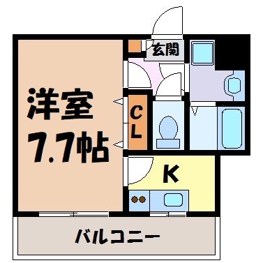 コンフォート松軒 間取り図