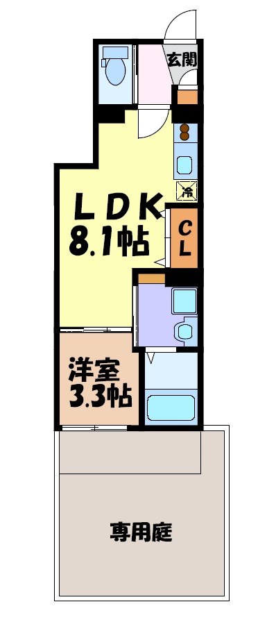 LUORE黒川EAST 間取り図