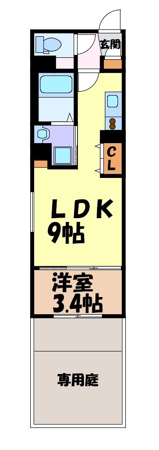 LUORE黒川EAST 間取り図