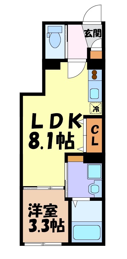 LUORE黒川EAST 間取り図