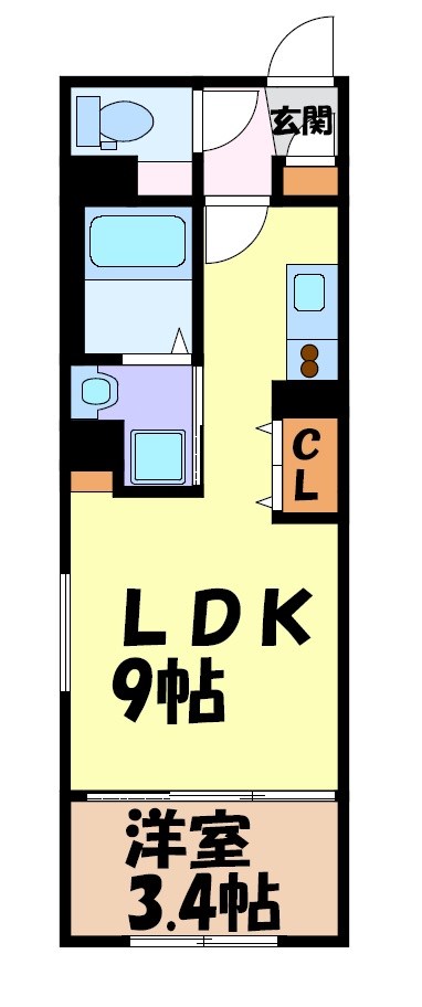 LUORE黒川EAST 間取り図