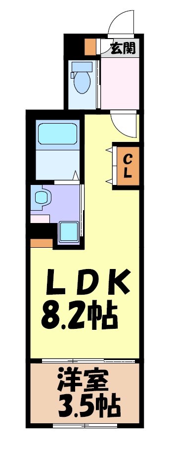 LUORE黒川EAST 間取り図