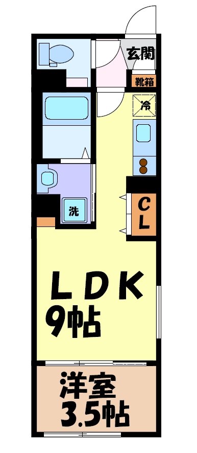 LUORE黒川EAST 間取り図