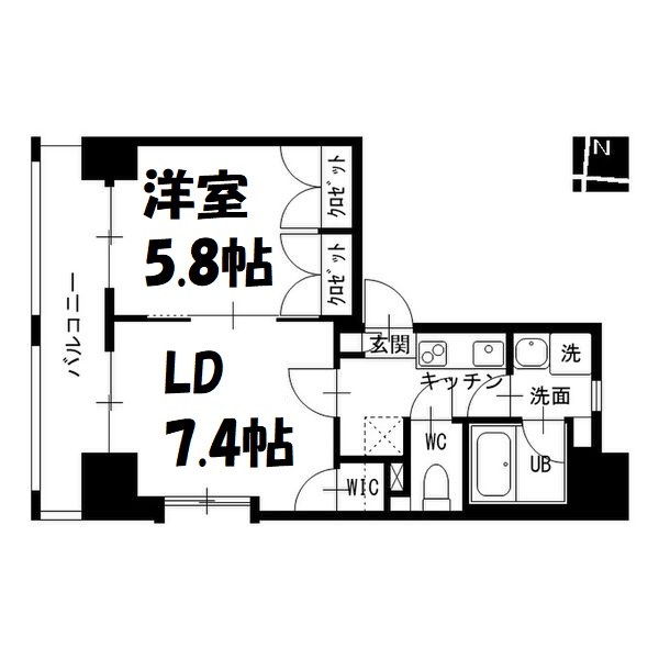 メイプルコート本山 間取り図
