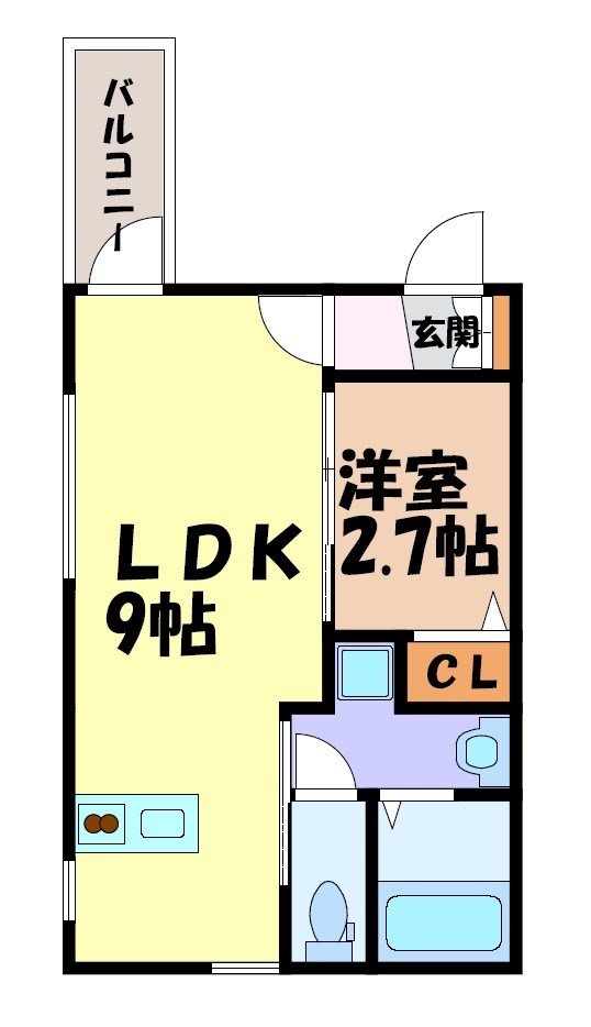 I&amp;#39;ll be清水白壁 間取り図